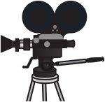 Analog film movie camera